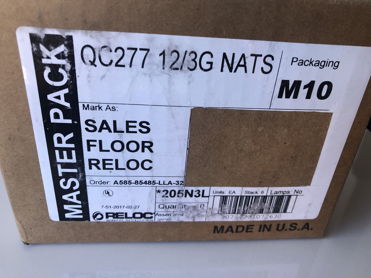 Reloc 205N3L QS277 12/3G NATS Converter Port NEW BULK PRICING AVAILABLE