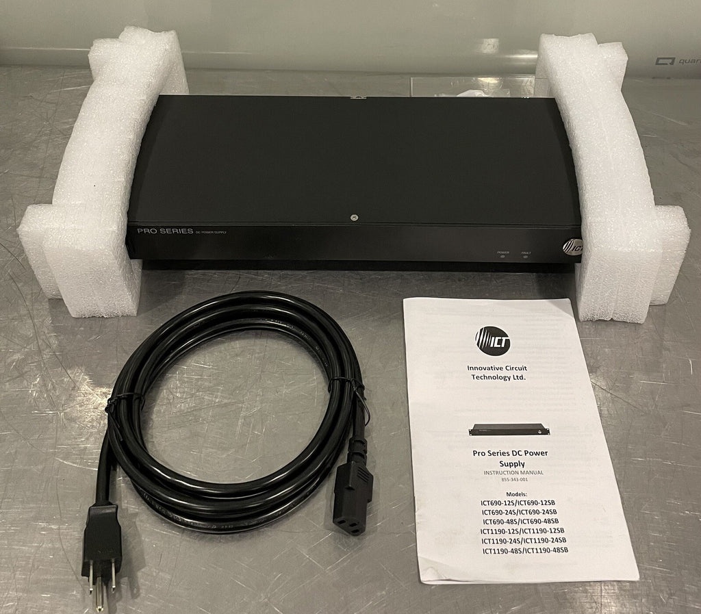 ICT ICT1190-48S Pro Series Power Supply 55.2 VDC 100-265VAC NEW! FREE SHIPPING!