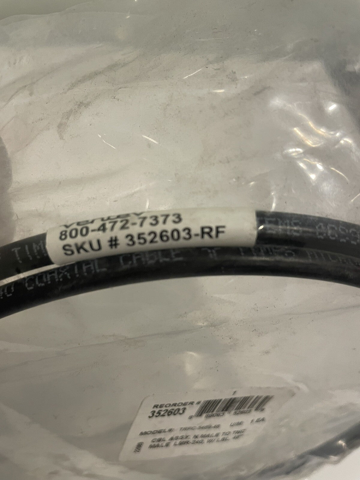 Ventev 352603-RF Cable Assembly LMR-240 NEW! FREE SHIPPING!