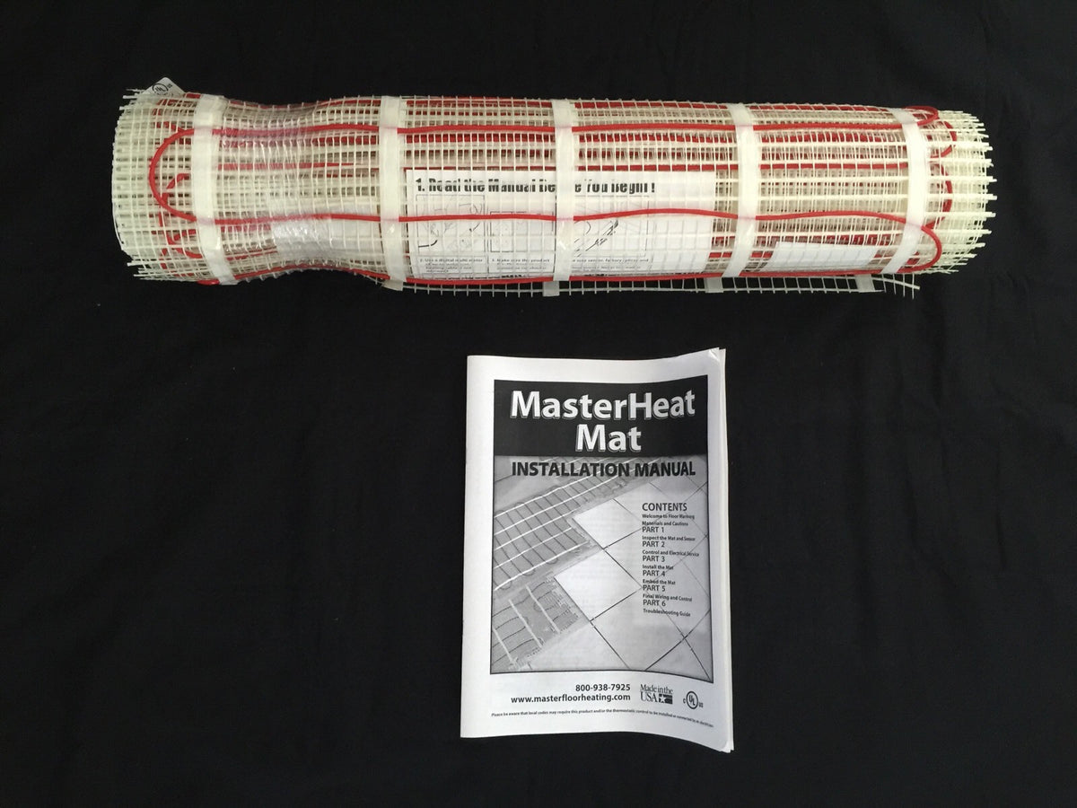 Masterheat 24001524R-MH Floor Heating Mat 15'x 2' (30 Square Feet) 8013876 NEW!