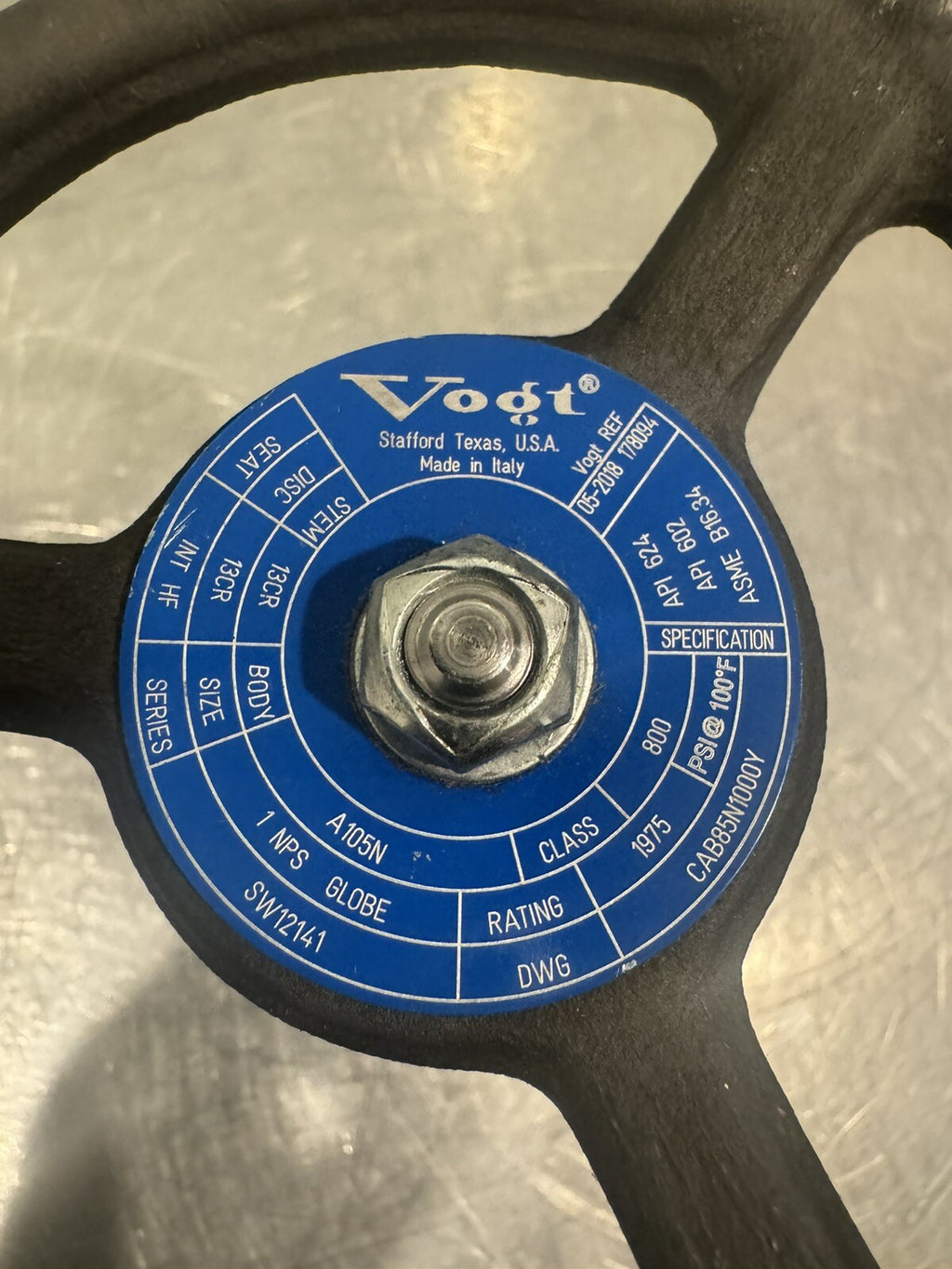 Vogt A105N 1" Gate Valve SW12141 13CR NEW! FREE SHIPPING!