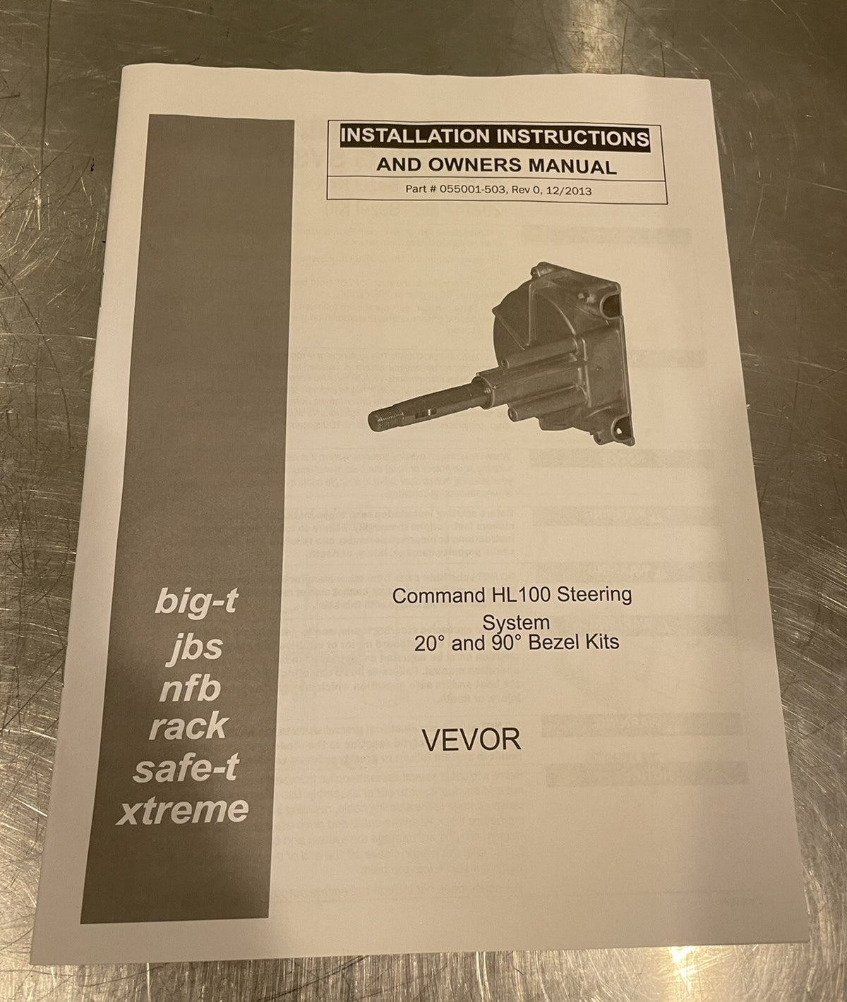 Vevor Boat Universal Rotary Steering System Command HL100 roughly 13 Feet NEW!