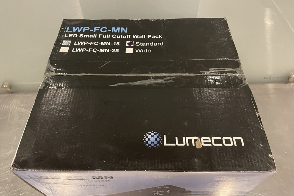 Lumecon Full Cut Off Mini Wallpack 14w 1633 Lumens 4000K Dark Bronze 120/277v