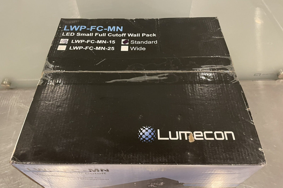 Lumecon Full Cut Off Mini Wallpack 14w 1633 Lumens 4000K Dark Bronze 120/277v