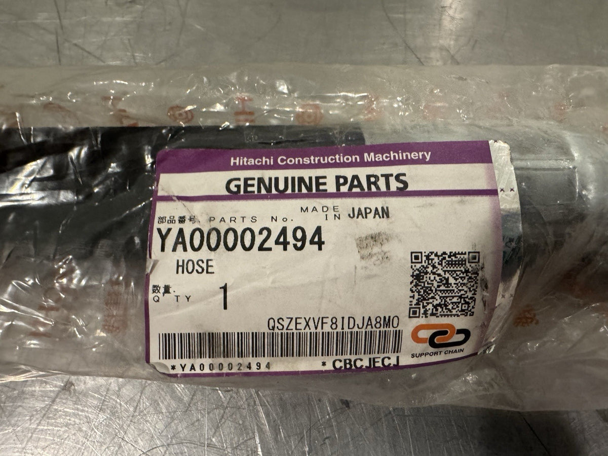 Hitachi YA00002494 Hydraulic Boom Cylinder Hose NEW! FREE SHIPPING!