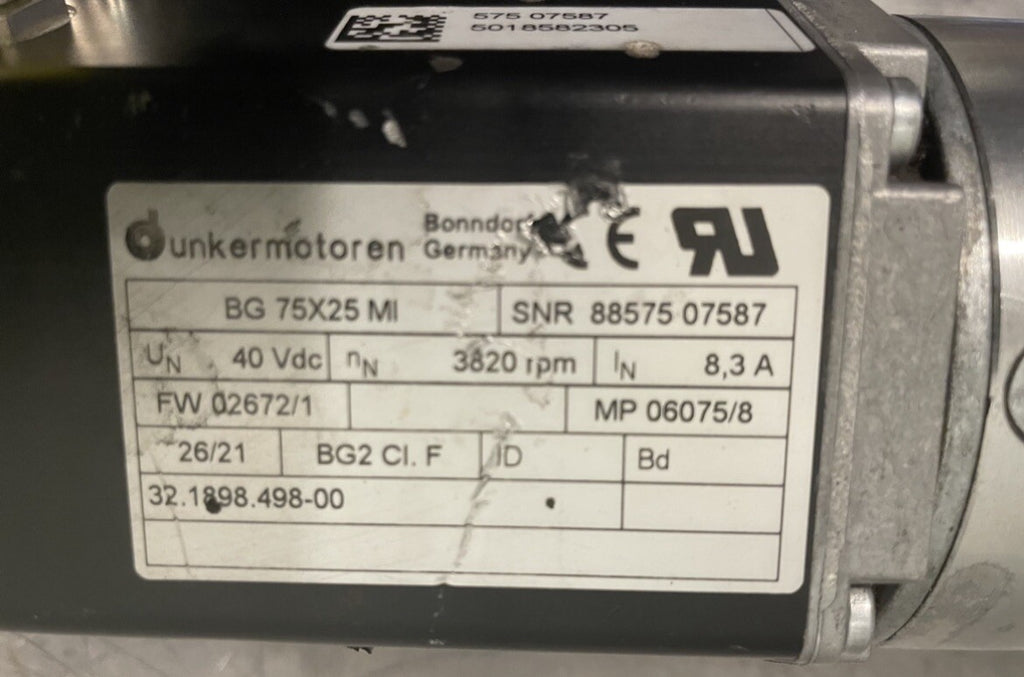 Dunkermotoren BG 75X25 MI Servo Motor NEW! FREE SHIPPING!
