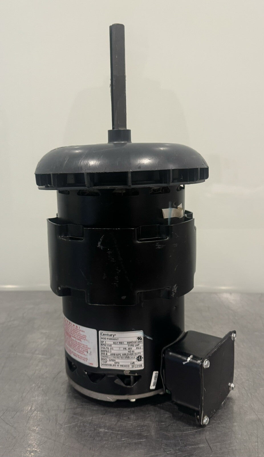 Century 5FC3106 Motor 1HP 1140 RPM 48Y Frame P48SX6V7 NEW! FREE SHIPPING!