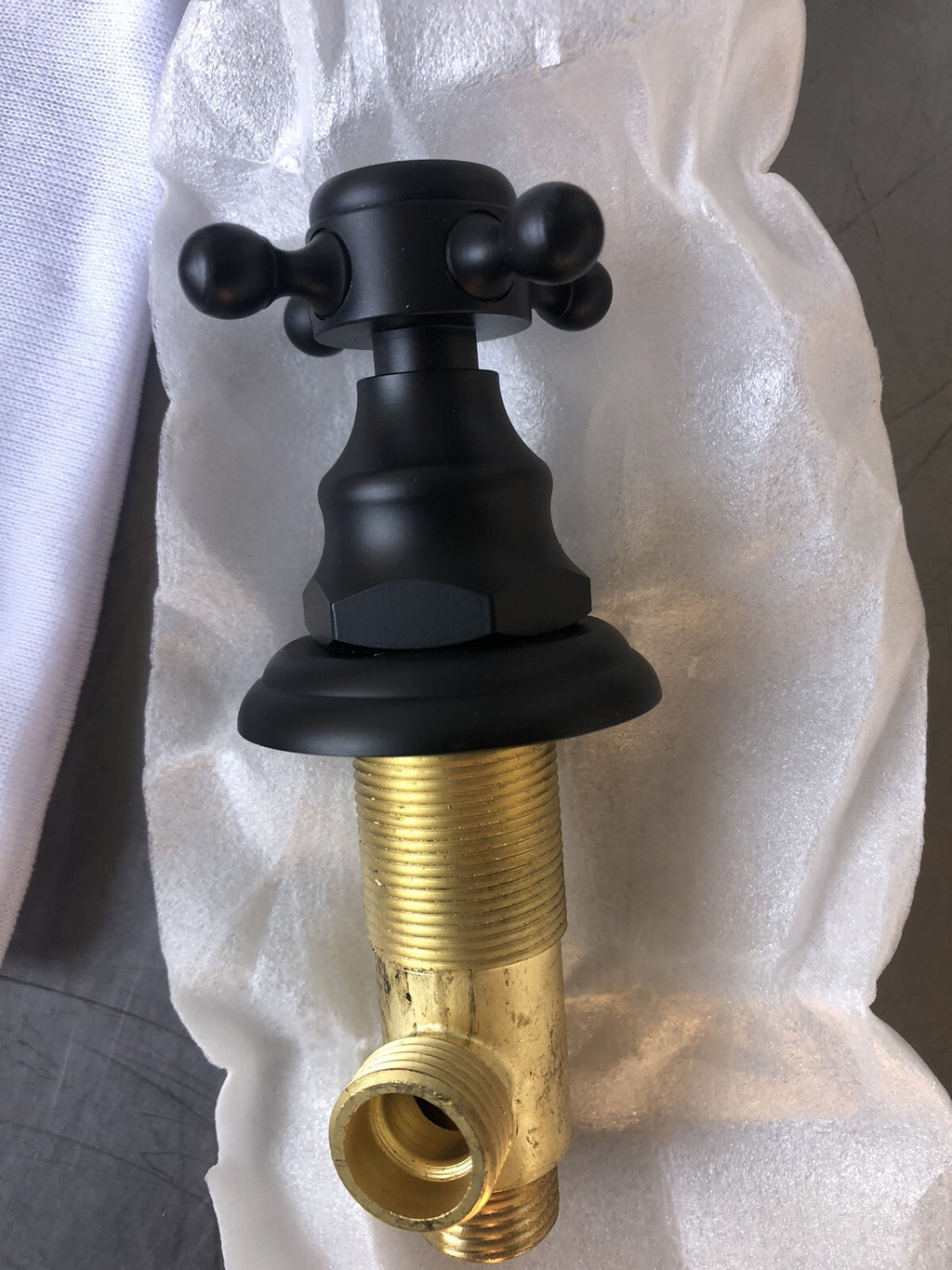 Antiqued Brushed Black Faucet 3 Hole Cross Handles NEW IN BOX!! FREE SHIPPING!!