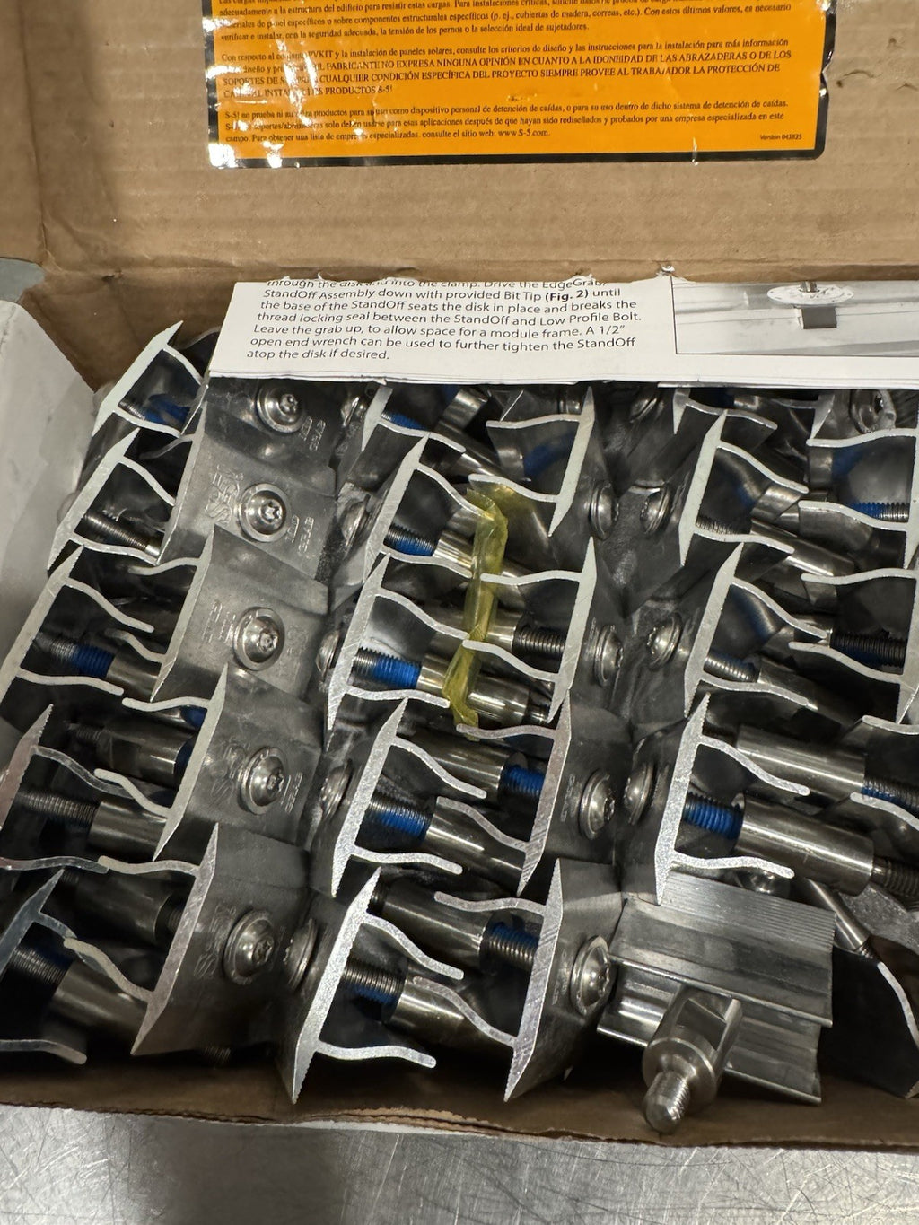 S-5 PV2MOPV2STOM8M8T PVKIT Mid Grab Minor Box 60 PACK NEW! FREE SHIPPING!