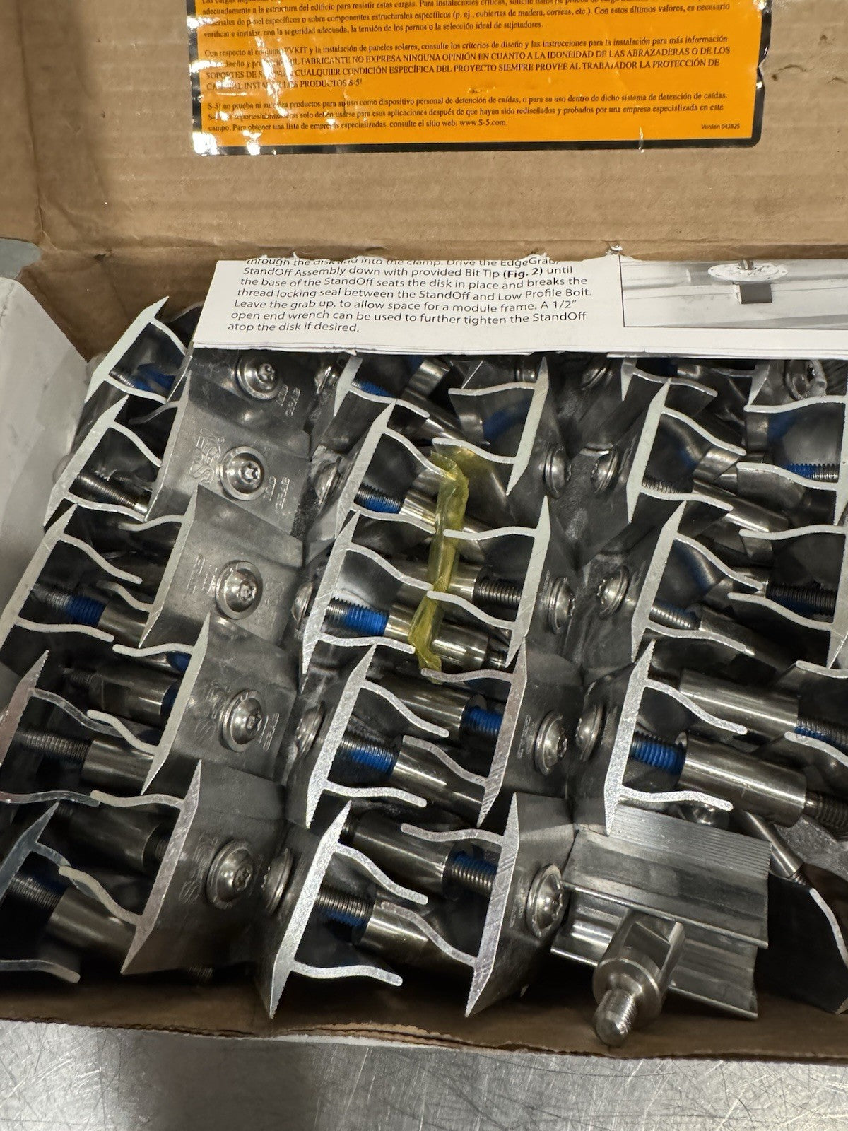 S-5 PV2MOPV2STOM8M8T PVKIT Mid Grab Minor Box 60 PACK NEW! FREE SHIPPING!