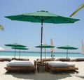 AtLeisure 9' (8-rib) Thru Crank And Tilt Umbrella Green Model UMB-950200 NEW