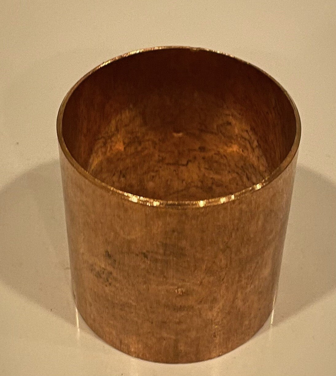 Copper Coupling W/ Stop 3-1/8" OD Pipe Coupler 3-1/2” Long NEW! FREE SHIPPING!