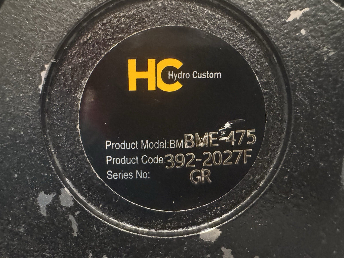 392-2027F Hydro Custom Hydraulic Motor 6 Bolt 475cc 180 RPM NEW! SHIPS FREE!