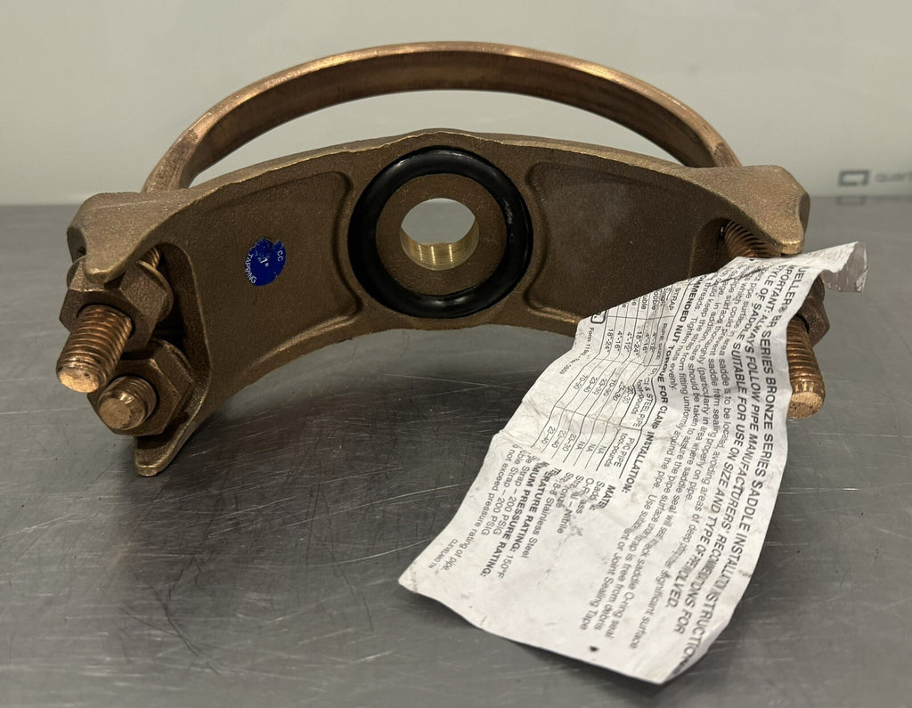 Mueller 6.84-7.45 Bronze Saddle Double Strap 528868 NEW! FREE SHIPPING!