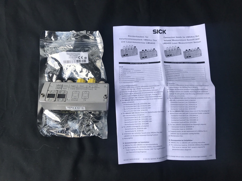 SICK OPTIC ELECTRONIC 2030396 Modular Hood NEW IN PACKAGE