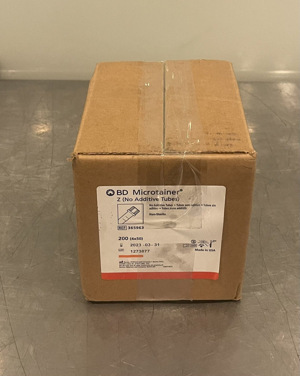BD Micrcontainer 365963 Blood Collection Tubes 200 PACK NEW! FREE SHIPPING!