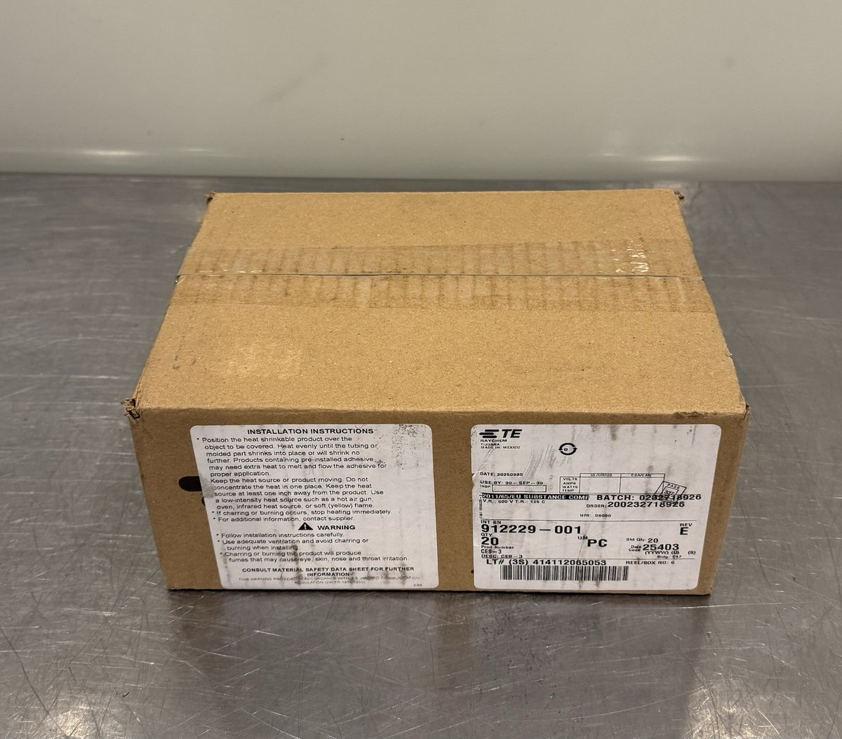 TE Connectivity 912229-001 Raychem Cable Entry 20 PACK! NEW! FREE SHIPPING!