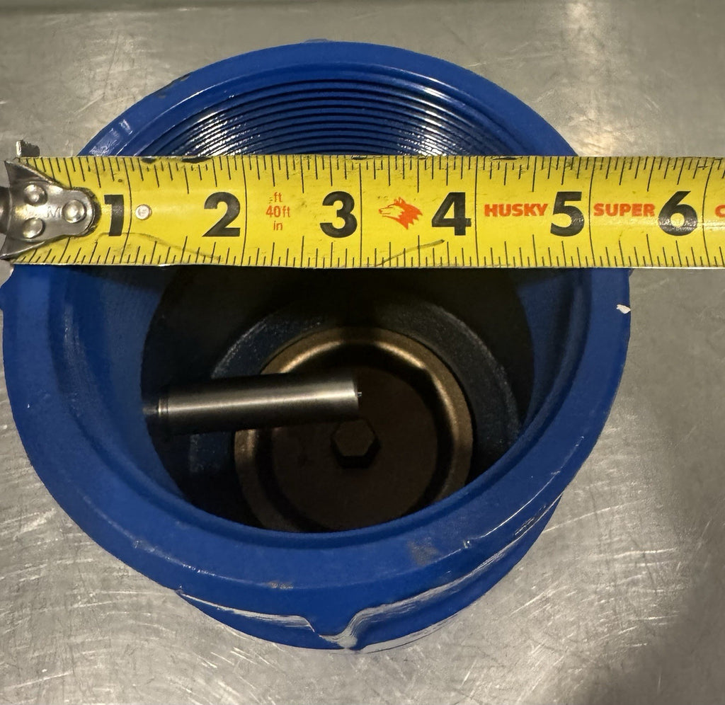 DC400 4” Inline Check Valve Poppet Disc NEW! FREE SHIPPING!
