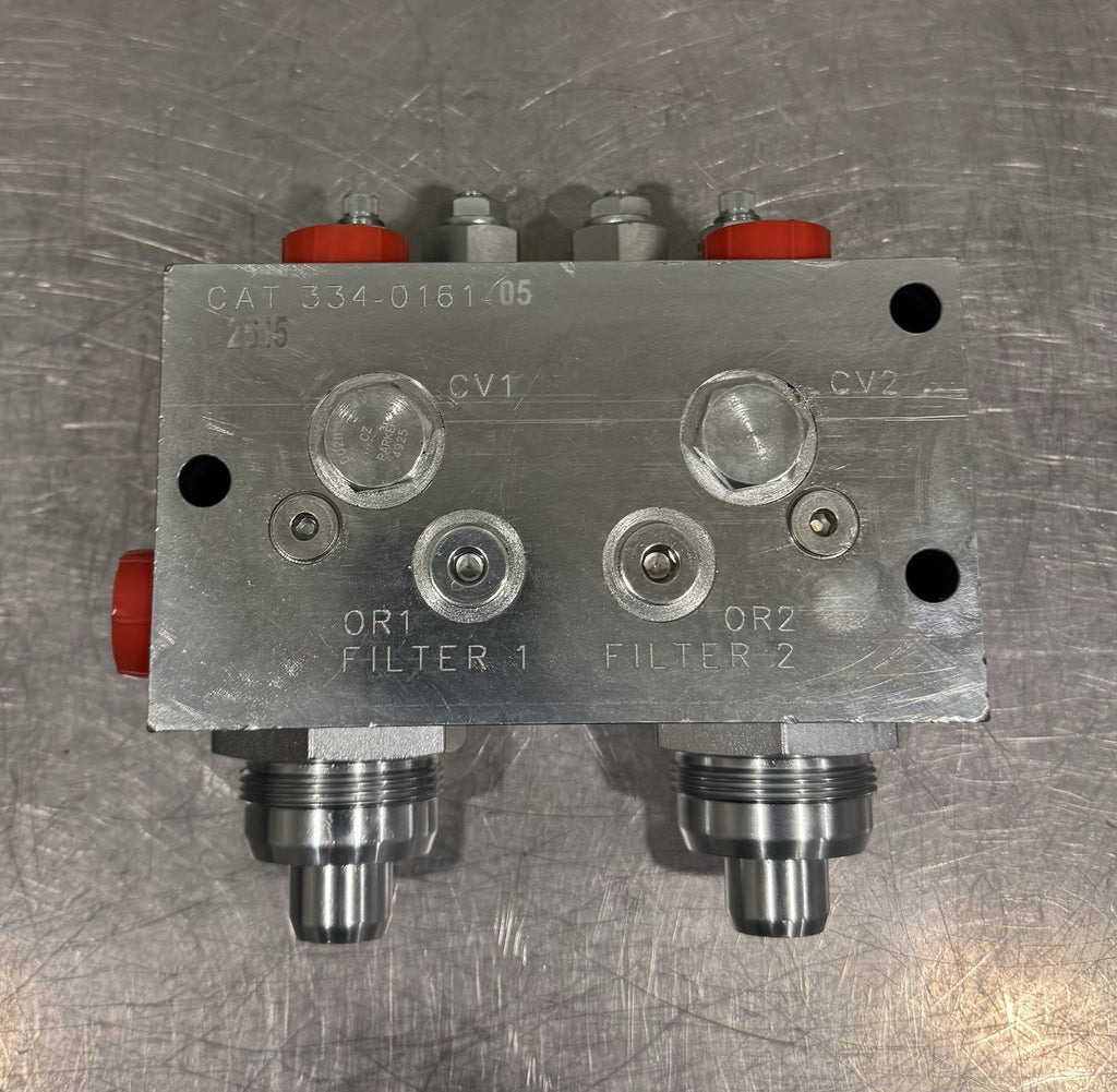 Caterpillar 334-0161 CAT Relief Valve Manifold Genuine NEW! FREE SHIPPING!