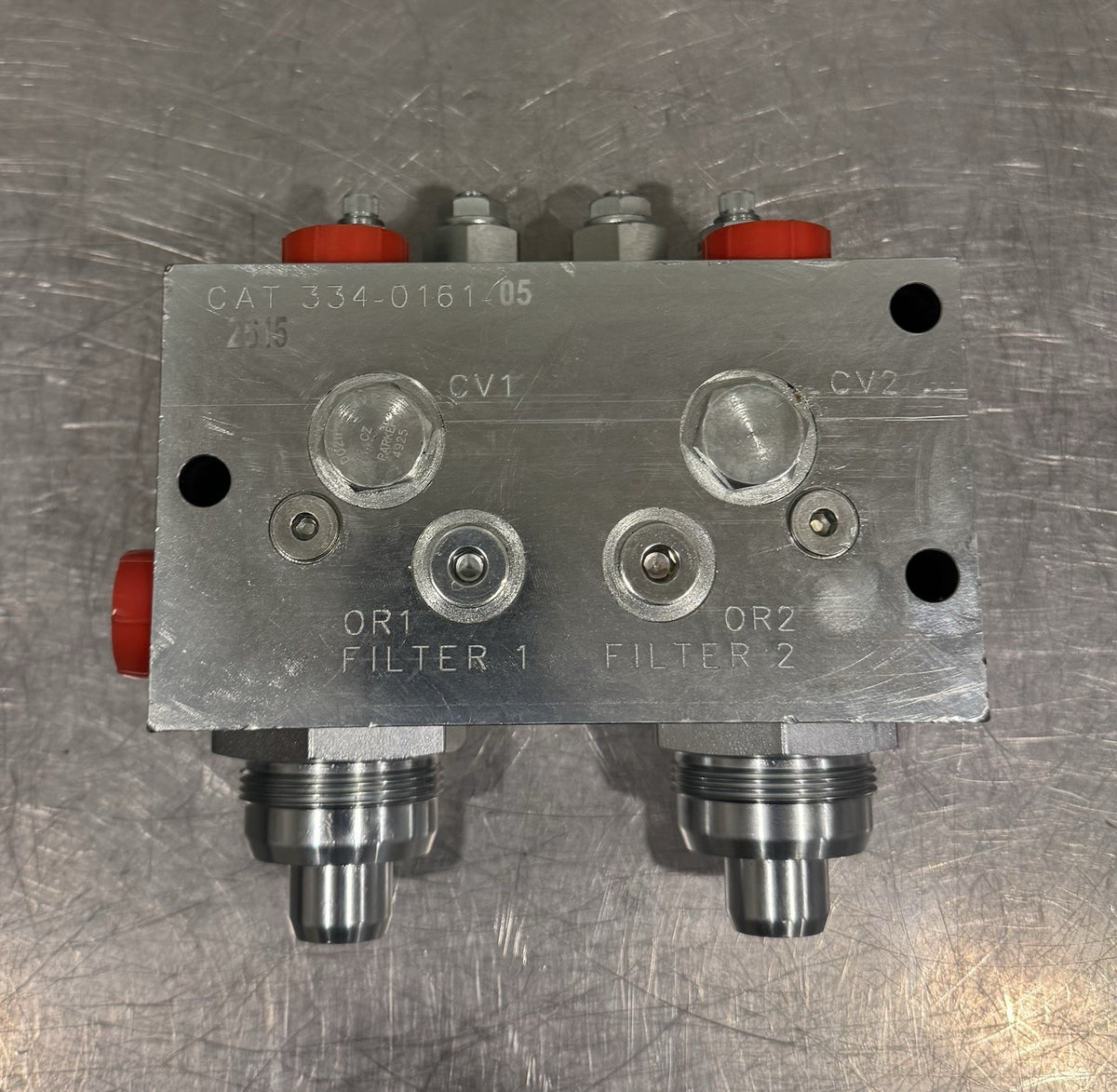 Caterpillar 334-0161 CAT Relief Valve Manifold Genuine NEW! FREE SHIPPING!