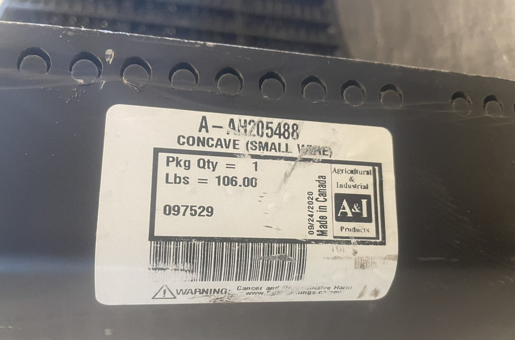 A&I AH205488 Combine Concave Middle/Rear Small Wire John Deere NEW!