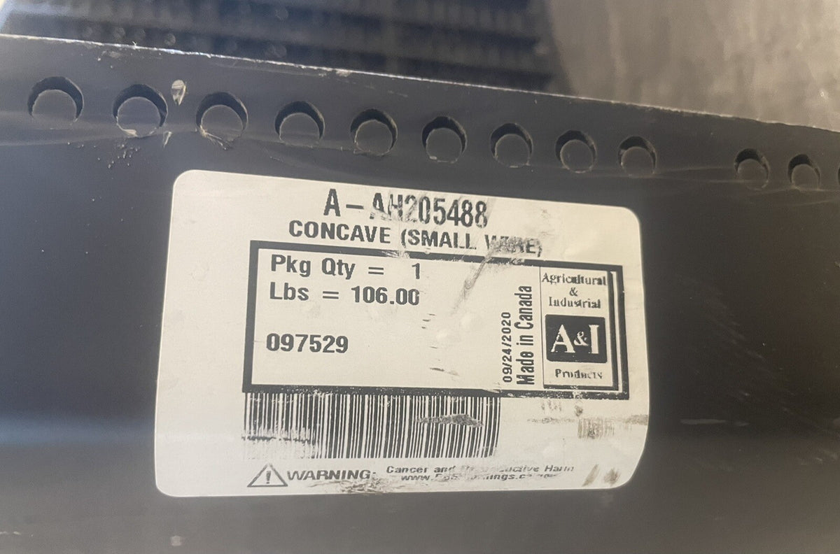 A&I AH205488 Combine Concave Middle/Rear Small Wire John Deere NEW!