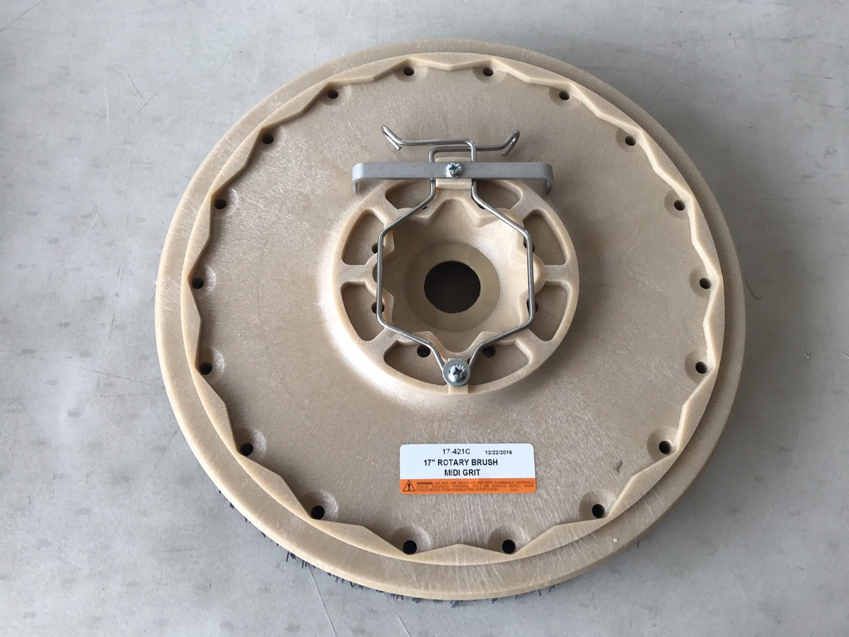 Rotary Brush 17-421C Midi-Grit Blue Brissels NEW IN BOX