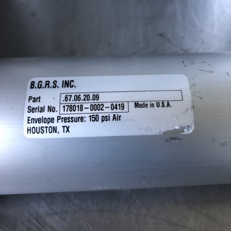 B.G.R.S. .67.06.20.09 Air Cylinder 150 PSI NEW!! FREE SHIPPING!!