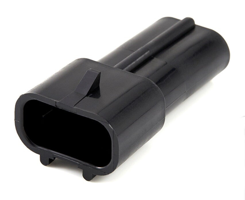 12034269 Aptiv Metri-Pack 2 Way Male Connector 630 Series 46A Unsealed Black NEW