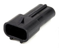 12034269 Aptiv Metri-Pack 2 Way Male Connector 630 Series 46A Unsealed Black NEW