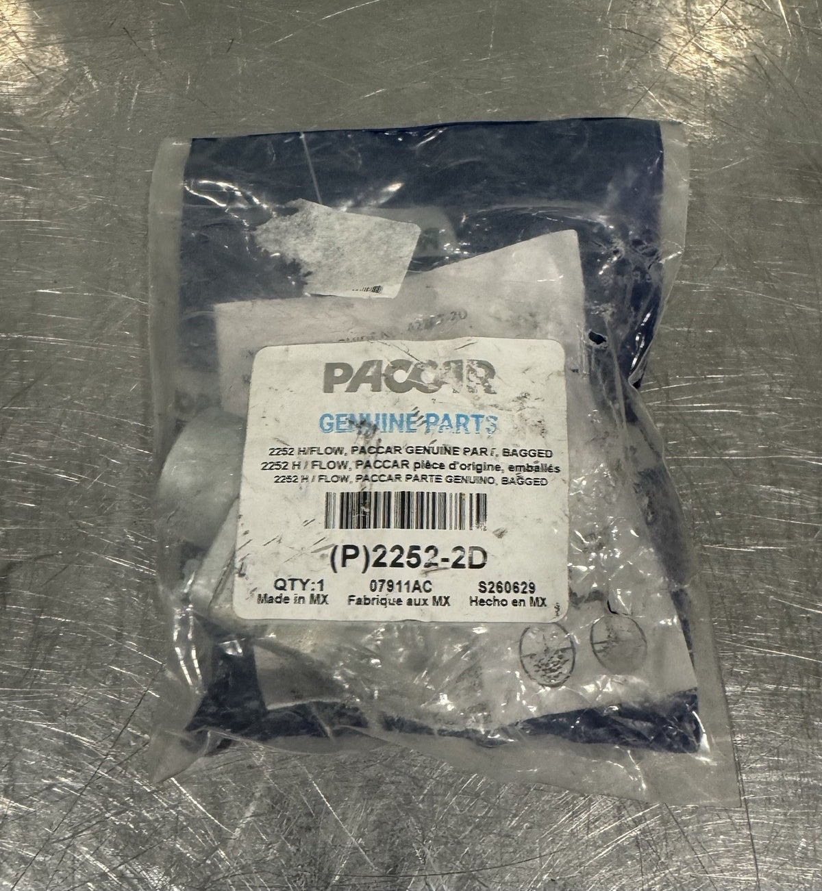 Paccar 2252-2D Fuel Divider Hi Flow RND Bag NEW! FREE SHIPPING!