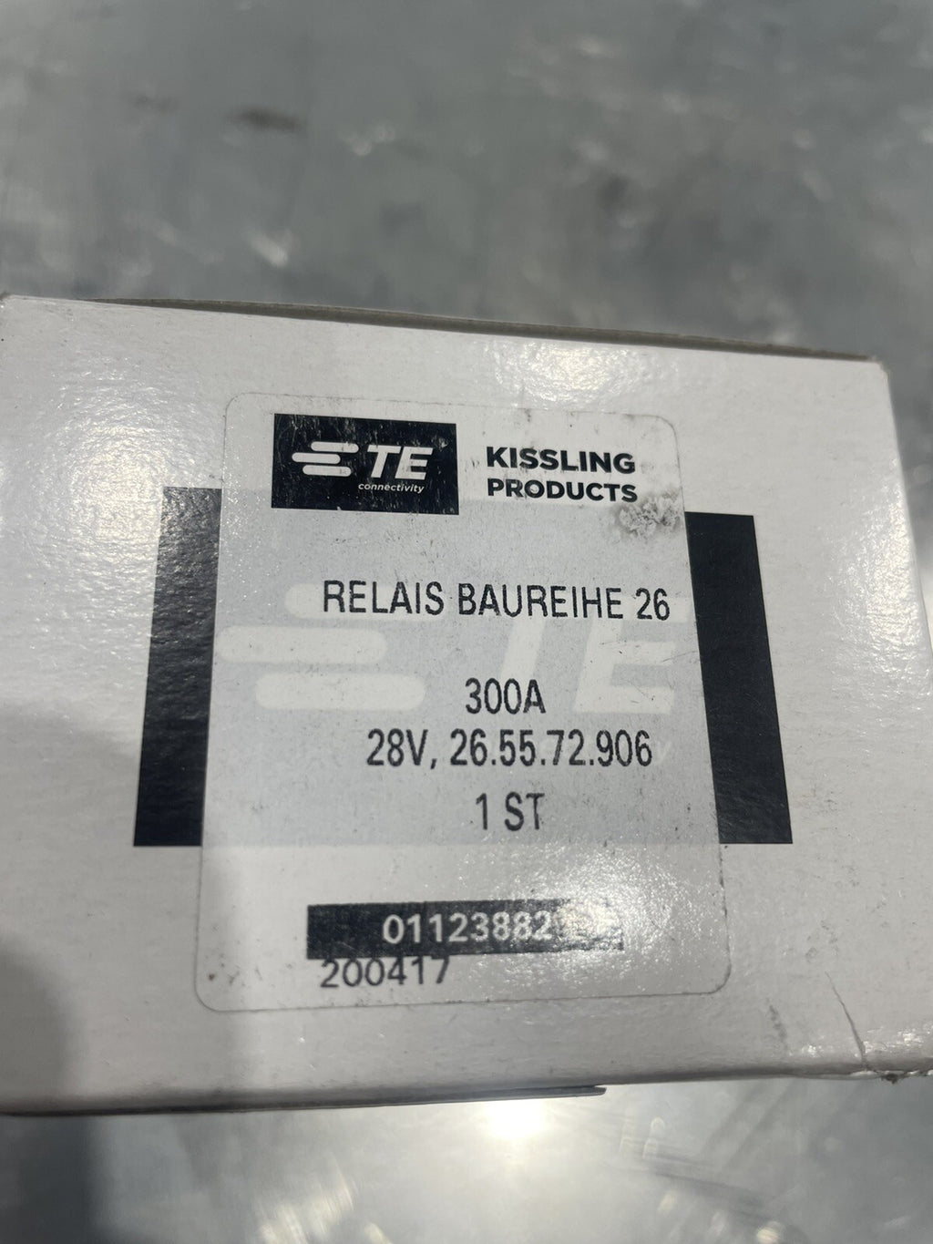 Kissling 26.55.72.906 Sealed Relay Contactor 28V 300Amp TE Connectivity NEW!