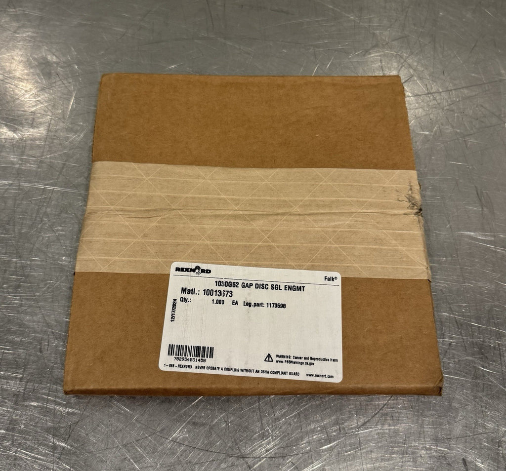 Rexnord 10013673 1030G52 Gap Disc SGL ENGMT NEW! FREE SHIPPING!