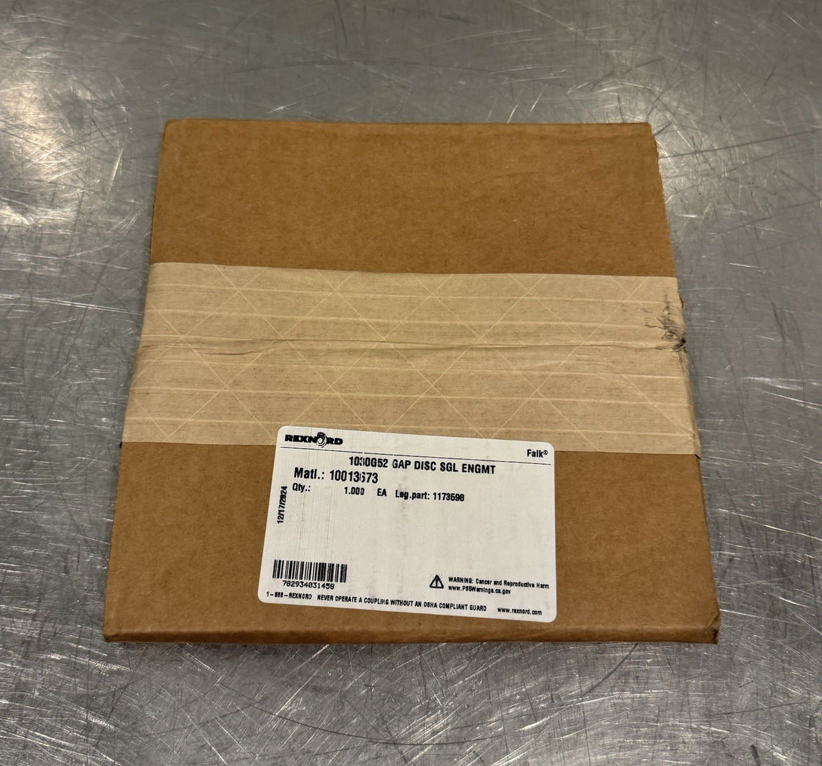 Rexnord 10013673 1030G52 Gap Disc SGL ENGMT NEW! FREE SHIPPING!