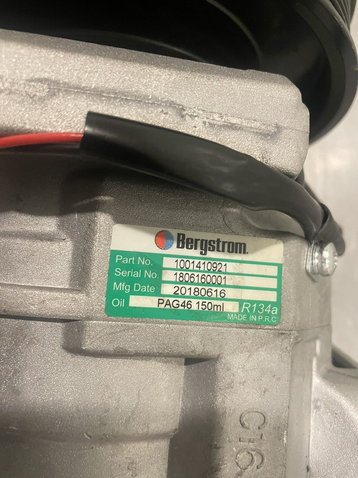 Bergstrom 1001410921 AC Compressor 1441001 NEW! FREE SHIPPING!
