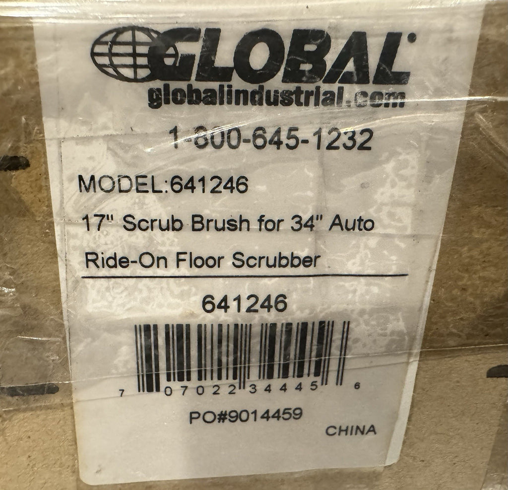 Global Industrial 641246 Scrub Brush 17” For 34” Auto Ride On Scrubber NEW!