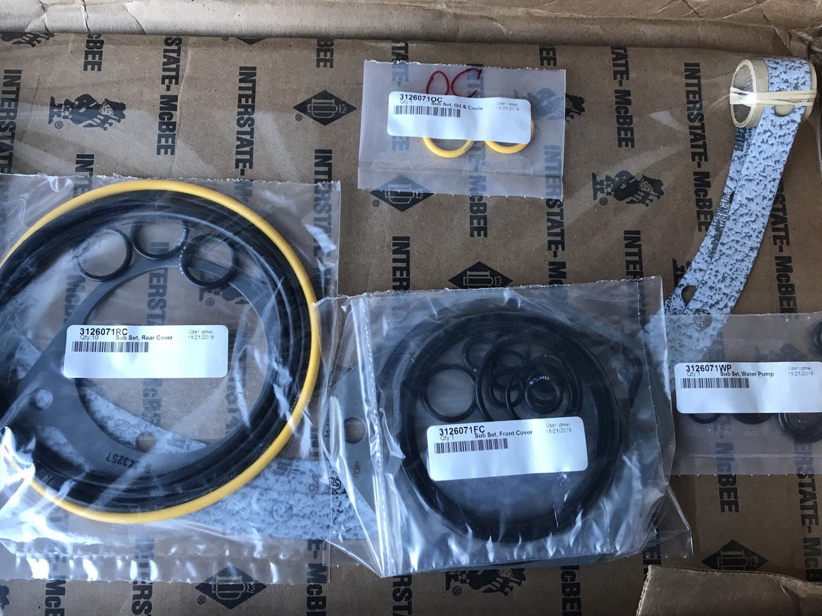 Interstate McBee MCB3126071 Caterpillar Major Overhaul Gasket Kit NEW