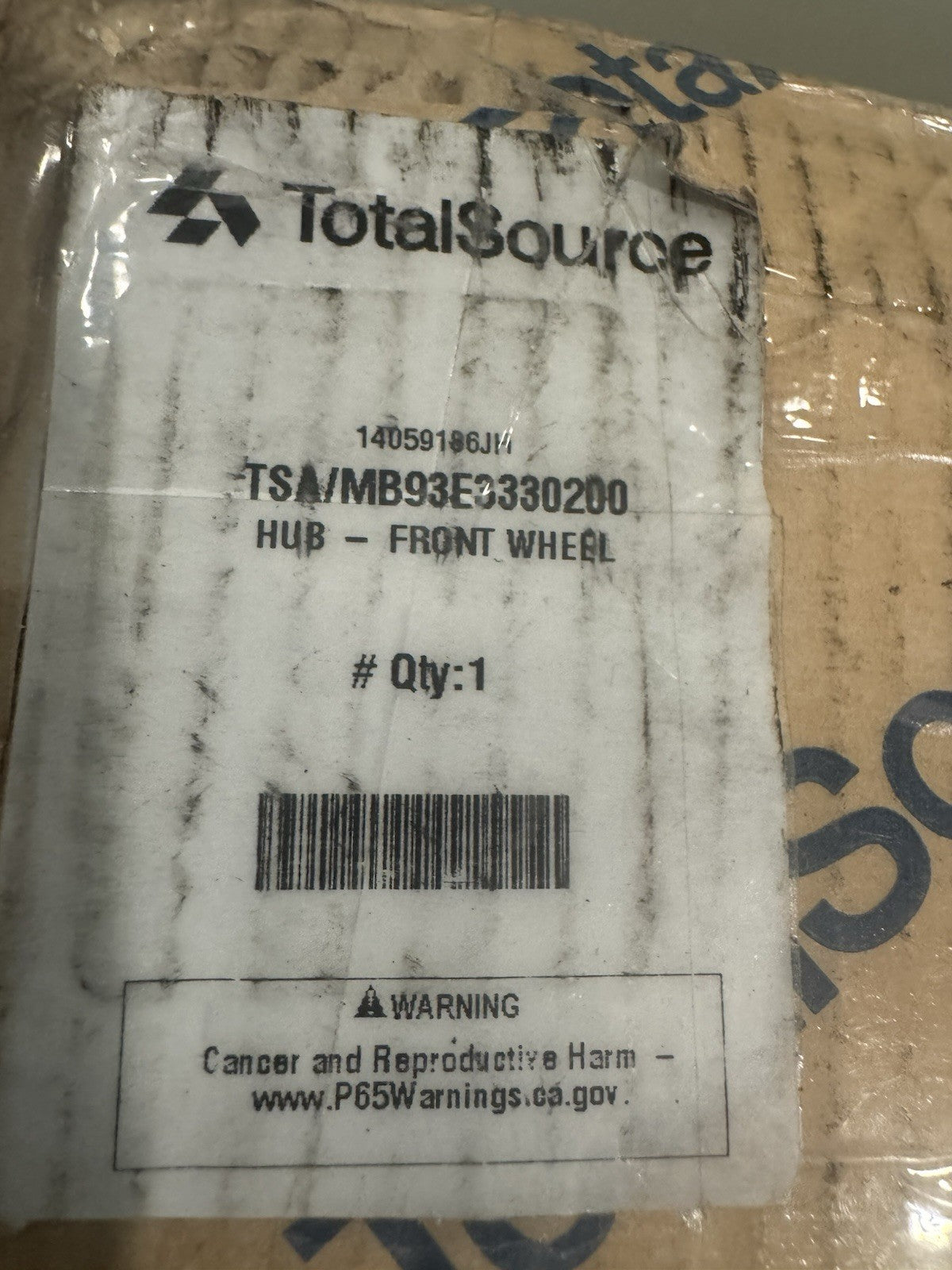 93E3330200 Hub Front Wheel Mitsubishi Forklift Total Source NEW IN BOX!