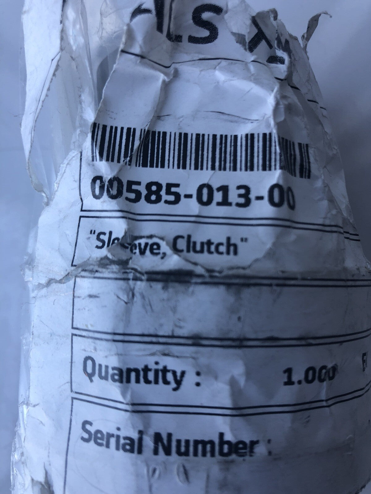 Alstom 00585-013-00 Clutch Sleeve NEW!!! FREE SHIPPING!!!