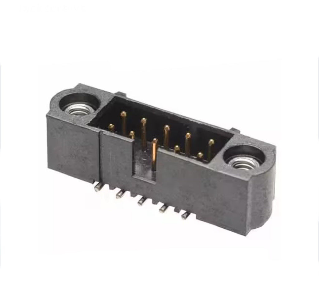 M80-5021042 Harwin 5+5 Pos. Male DIL Vertical SMT Conn. Jackscrews 56AC6214 NEW!