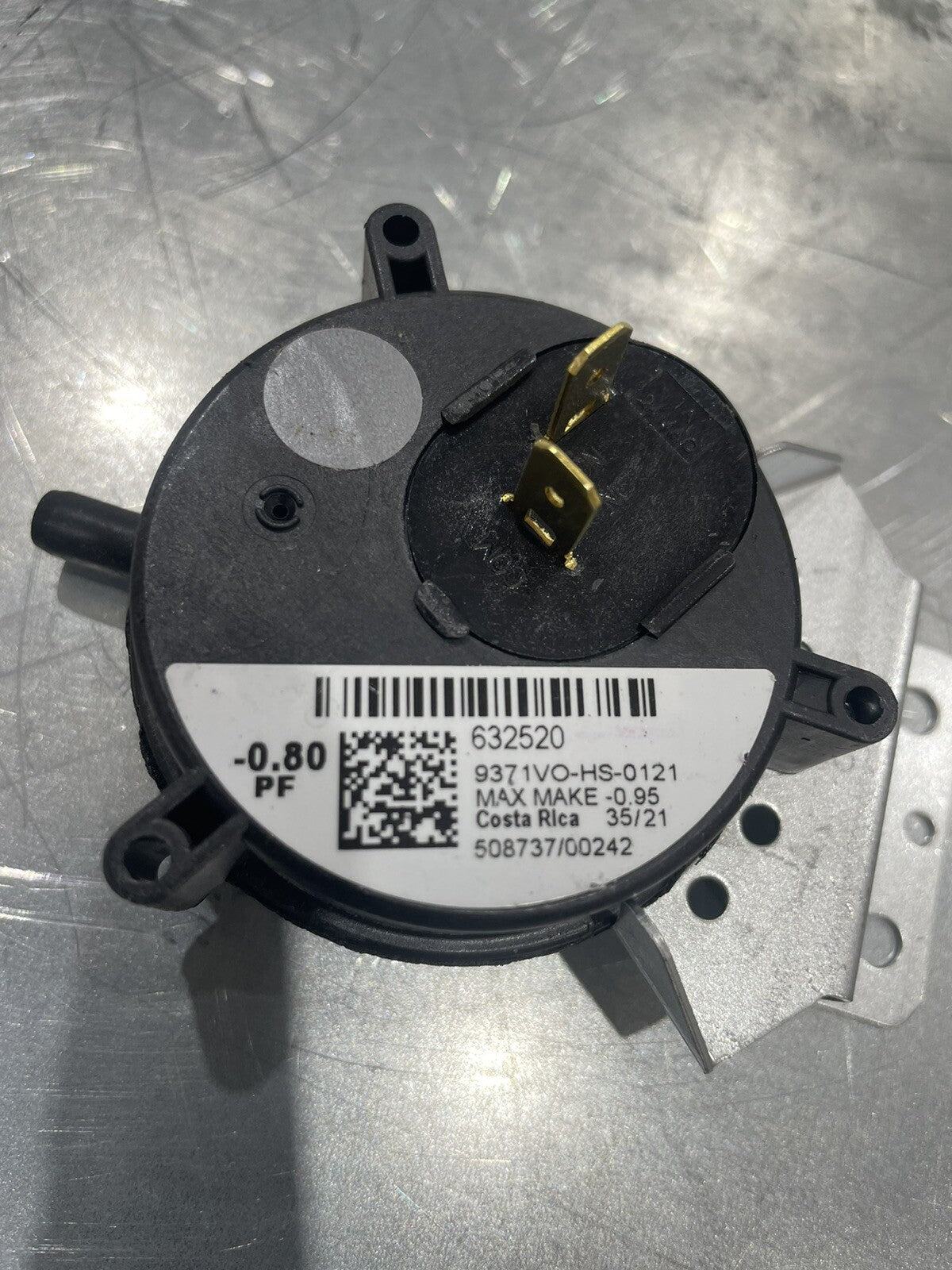 MPL 9371VO-HS-0121 Furnace Vent Air Pressure Switch NEW! FREE SHIPPING!