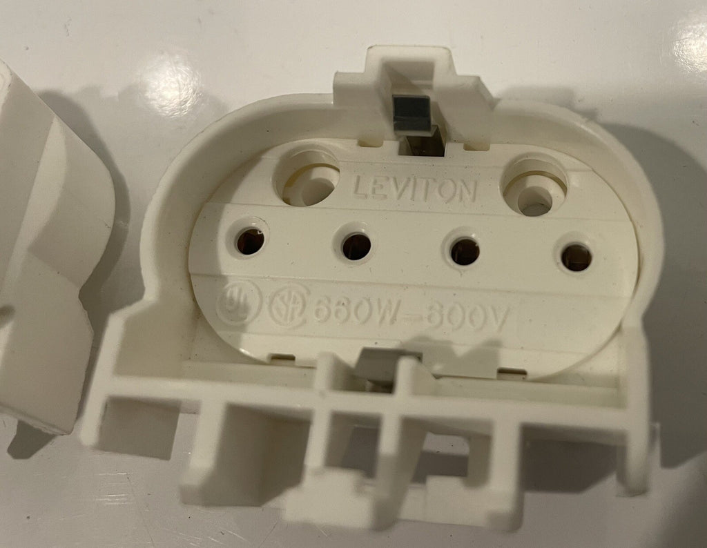 Leviton Shunted 1H42Y0 Socket Lampholder PACK OF 2 NEW! FREE SHIPPING!