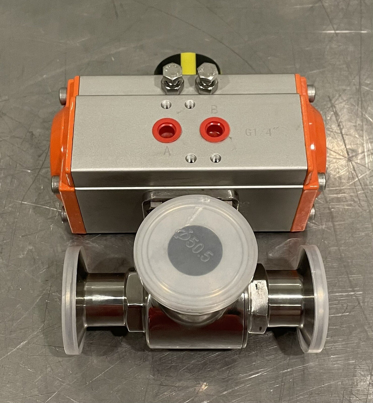 200-BI-TWYJ-257 Pneumatic Actuated Ball Valve 304 SS NEW IN BOX! FREE SHIPPING!