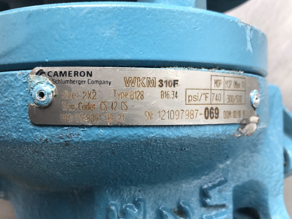 Cameron WKM 310F 2X2 B128 Trim CS 42 CS Floating Ball Valve 2168091-30-21 NEW!!!