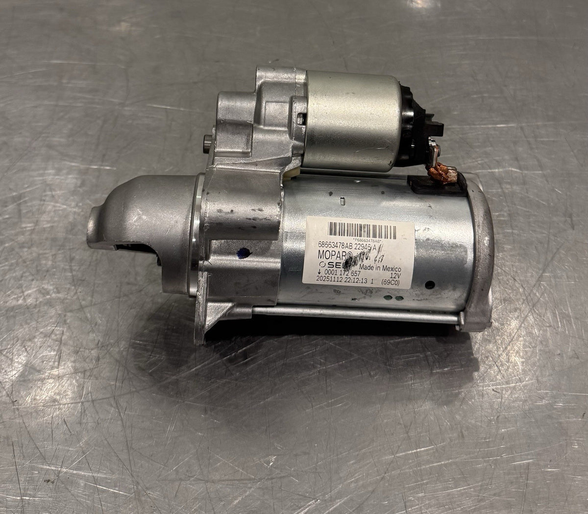 Mopar 68663478AB Starter Genuine DAMAGED SOLENOID! NEW! FREE SHIPPING!