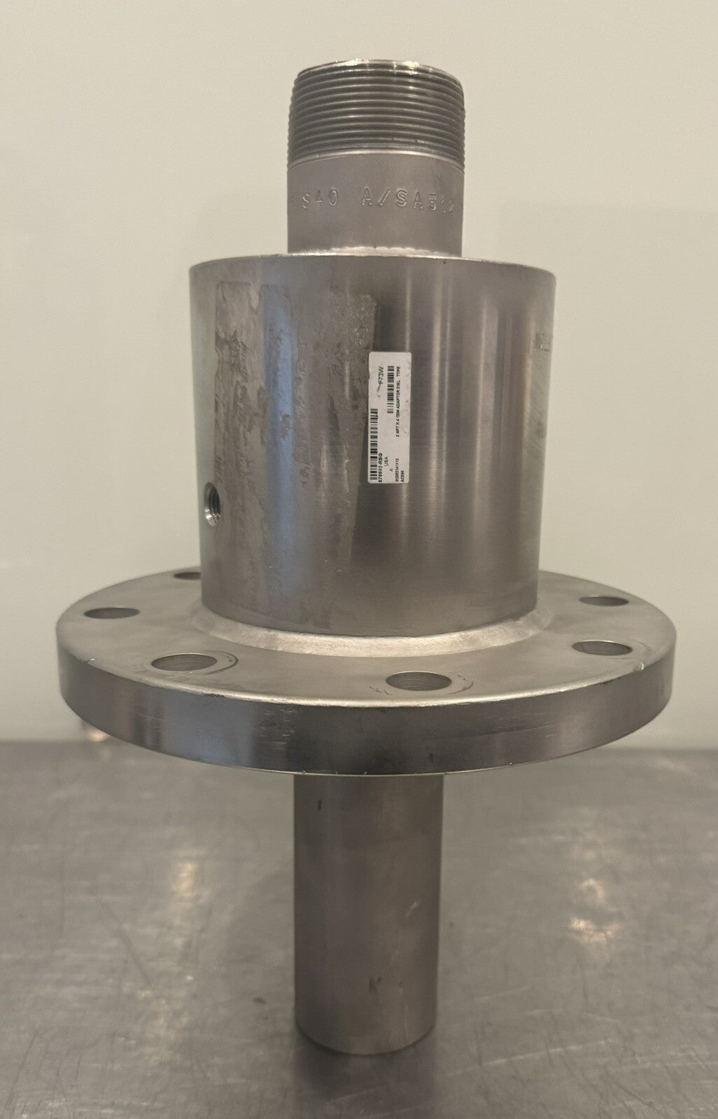 F73W 2" X 4" 150# Flanged Adaptor 316L 878692-REG BENT PIPE NEW! FREE SHIPPING!