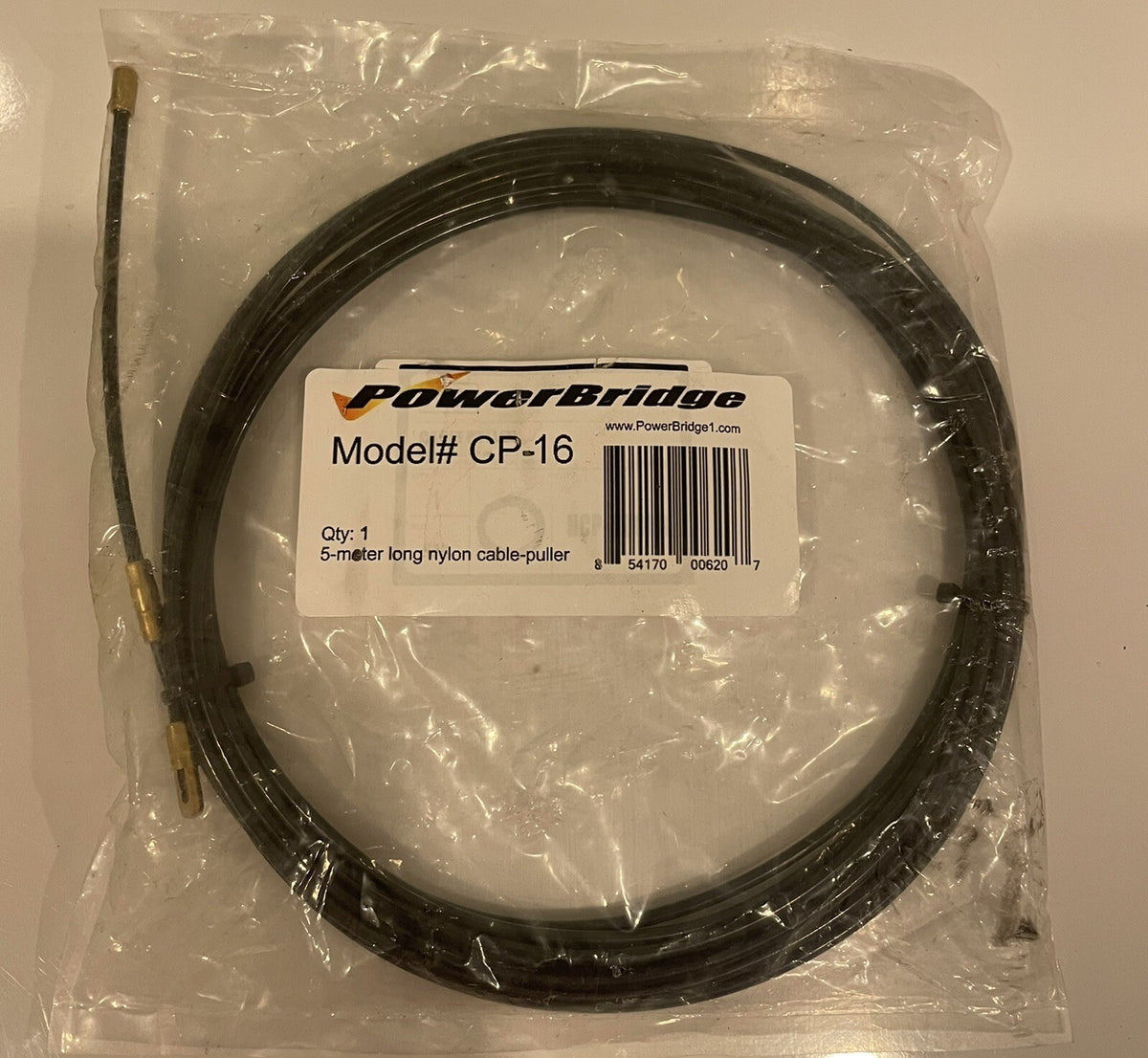 Powerbridge CP-16 Cable Puller Tool 5 Meter NEW! FREE SHIPPING!