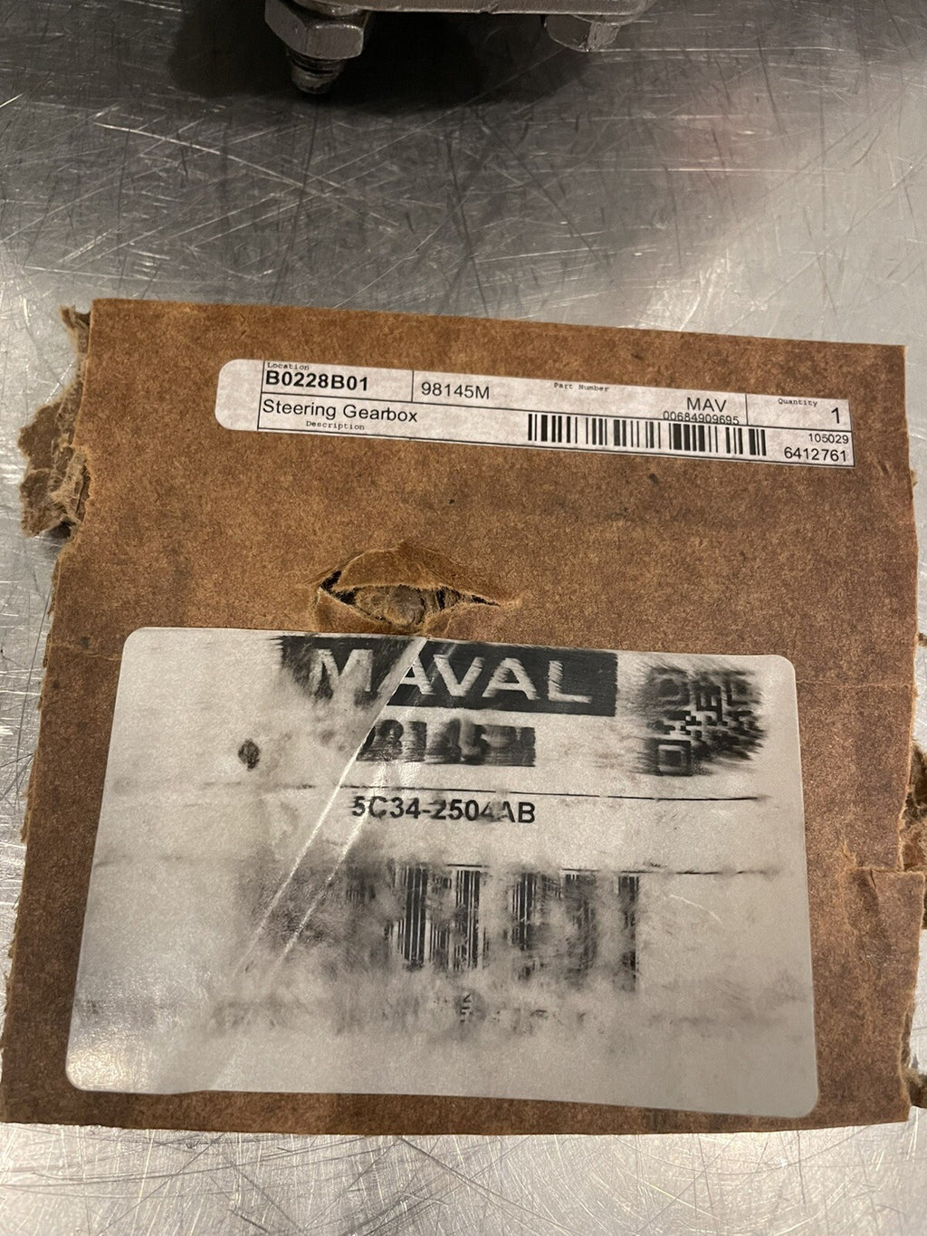 Maval 98145M Steering Gear Box NO CORE! NEW REMAN! FREE SHIPPING!