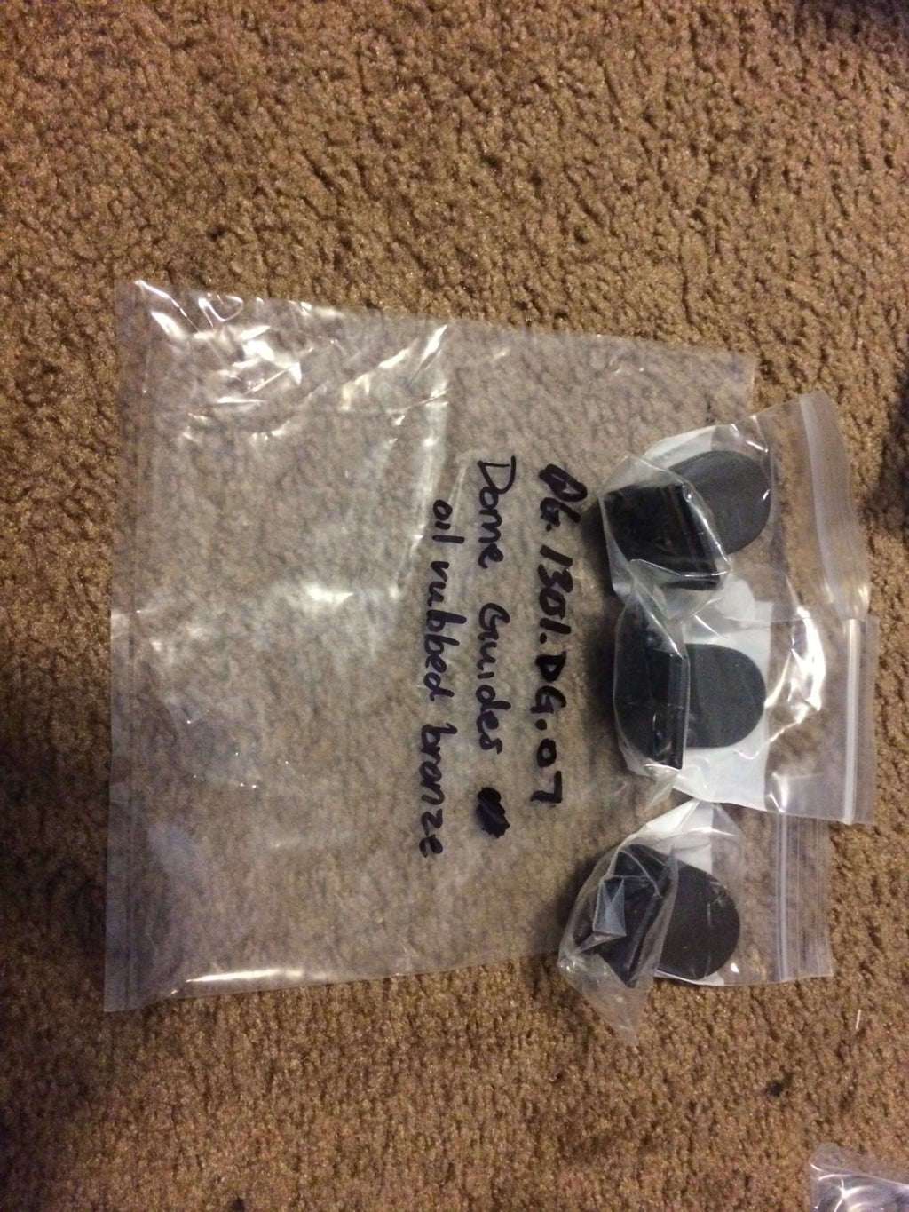 Quiet Glide Dome Guides Part# QG.1301.DG.07 Oil Rubbed Bronze