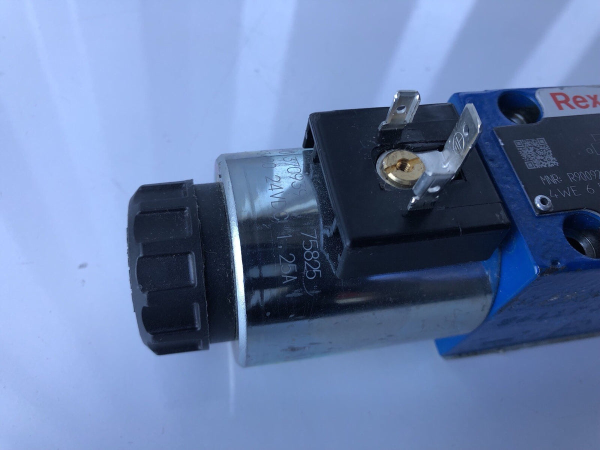 Rexroth 4WE6D62/EG24N9K4/T12S099 Directionl Spool Valve Hydraulic R900921285 NEW